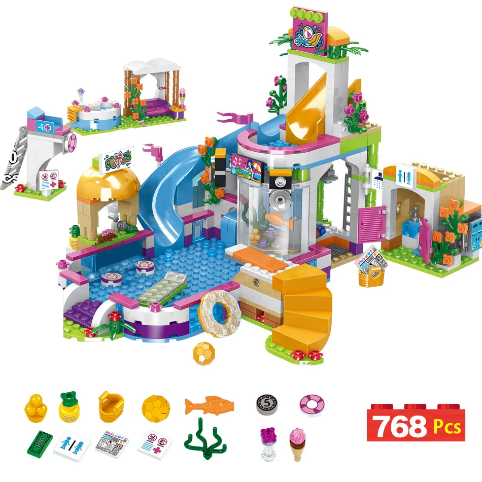 Конструктор Дом дружбы для девочек Харт-Лейк | Игрушки и хобби