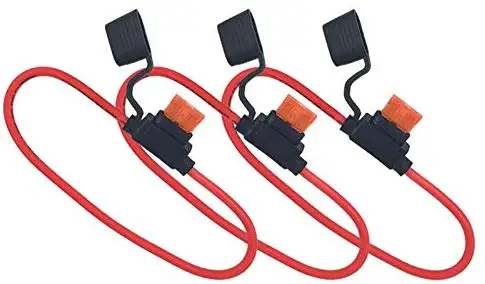 MCIGICM Встроенный держатель предохранителя с 40A ATC 10 AWG 3 упаковки | Обустройство дома