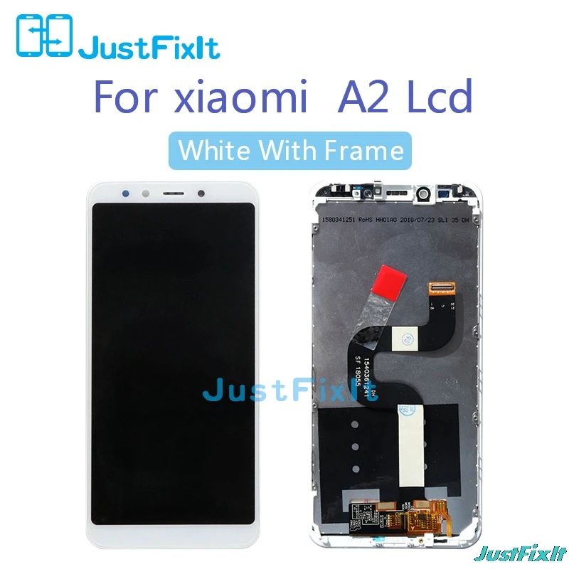 Оригинальный 5 99 дюймовый ЖК-дисплей для xiaomi mi A2/6X2160*1080 рамка кодирующий