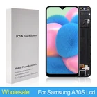 ЖК-дисплей 6,4 дюйма для Samsung Galaxy A30S A307, сенсорный экран, дигитайзер, сборка A307F с рамкой, бесплатная доставка