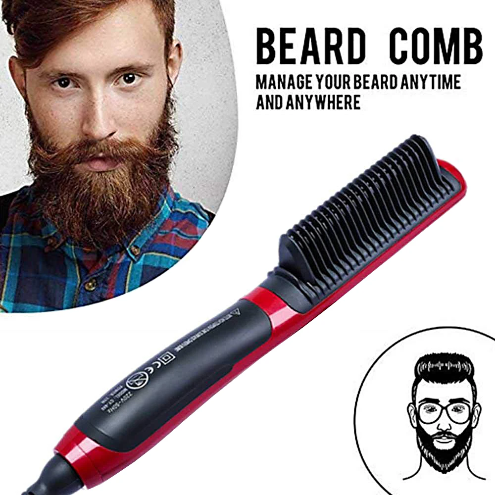 

Multi-functional beard straightening brush ceramic thermoelectric tool straightener straightener hair curler hot comb