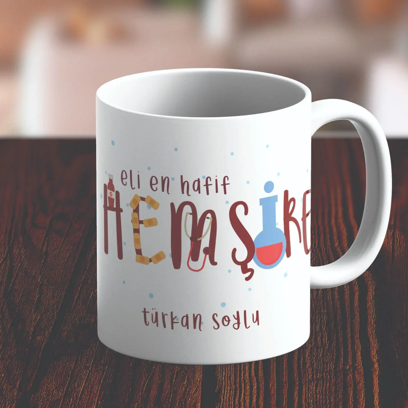 

Personalized Nurse Design White Mug Cup