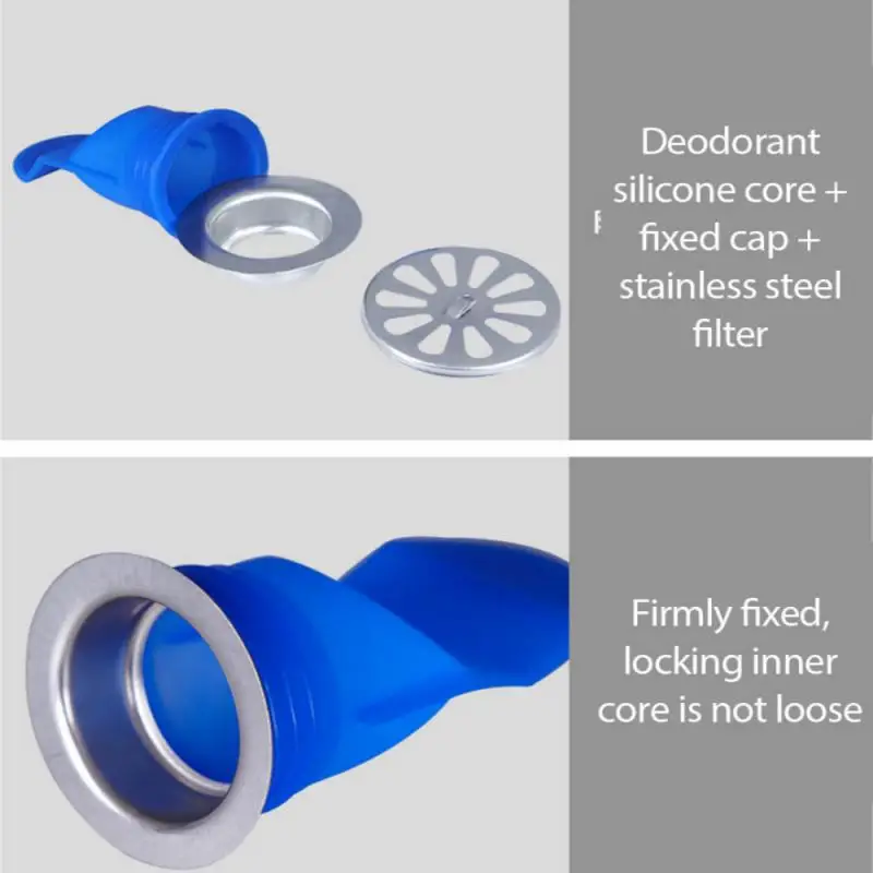 

1pcs Deodorization Floor Drain Kitchen Bathroom Floor Water Basin Toilet Drain Anti Odor Core 4 Kinds Bathtub Accessories