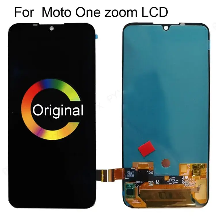 Amoled AAA оригинальный 6 39 &quotдля Moto One Zoom XT2010 Xt12010-1 ЖК-экран дисплей Сенсорное стекло