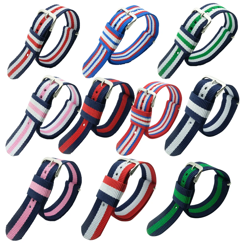 Новинка 16 18 20 мм брендовый армейский спортивный нейлоновый ремешок nato аксессуары