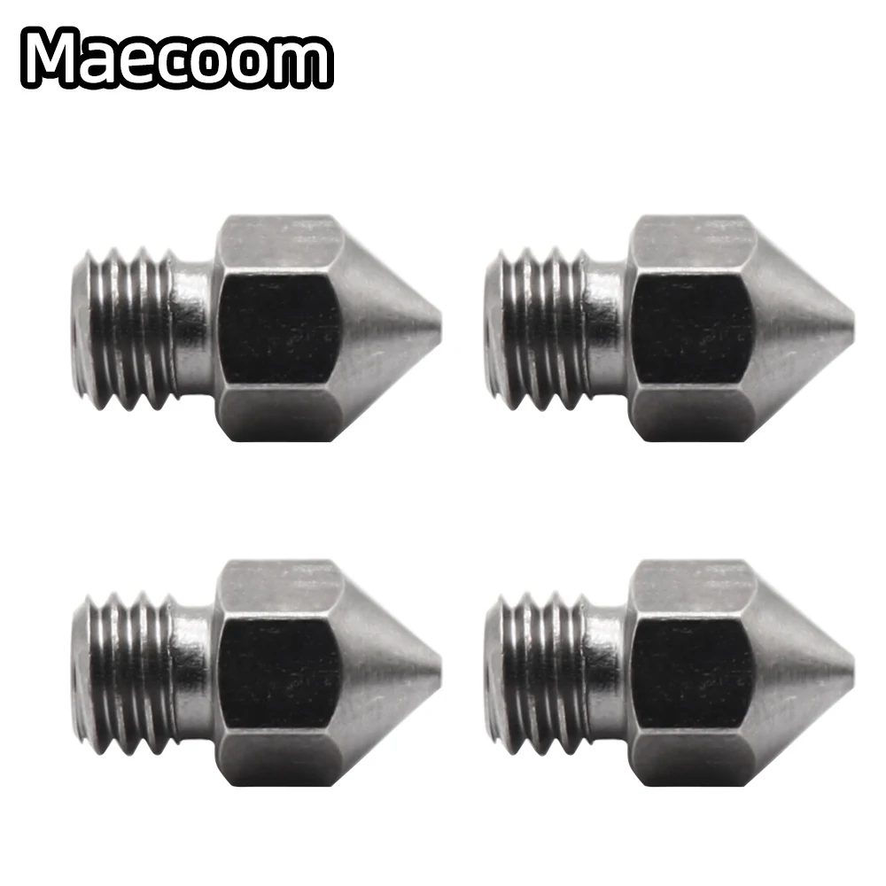 

High Temperature Hardened Steel Nozzle for 3D Printer PEI PEEK or Carbon fiber for SWISS MK8 Ender3 CR10 CR10S HOTEND Extruder