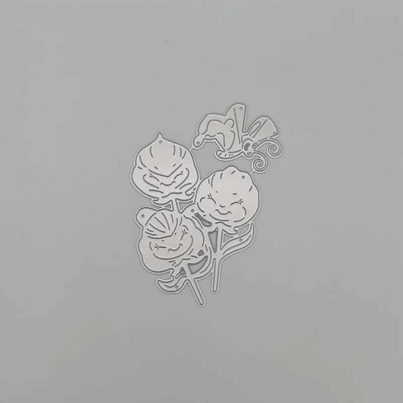 Красивые цветы металлический Трафаретный вырубной штамп трафареты скрапбукинга