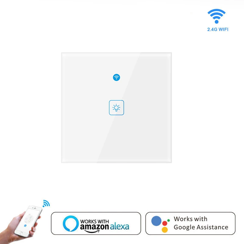 

Wall Touch Sensor Switch Light Switch Switch Power 1-3 Gang Switch 220V Smart Home Accessories Voice Remote Control App Control