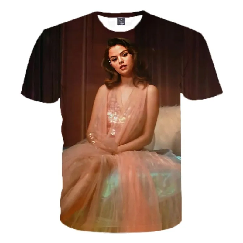 

Summer Hot Sale 3D Printing T-shirt Fresh Girl Men's Shirt Round Neck T-shirt Undershirt 3D Boy Girl Fashion Short Sleeve