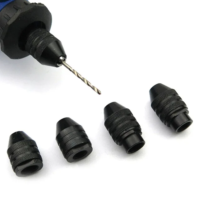 4 типа многоключевой патрон для Dremel Rotary Tools 0 3-3 2 мм адаптер бесключевого сверла