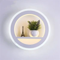 led nordic wall lamp creative bedside bedroom lamp simple personality round staircase wall lamp simple modern aisle lamp