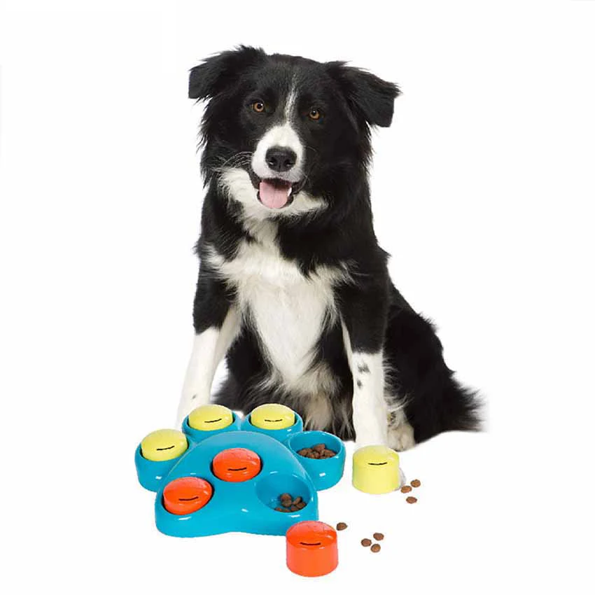 Фото Интерактивная игрушка пазл для собак медленная кормушка маленьких и средних