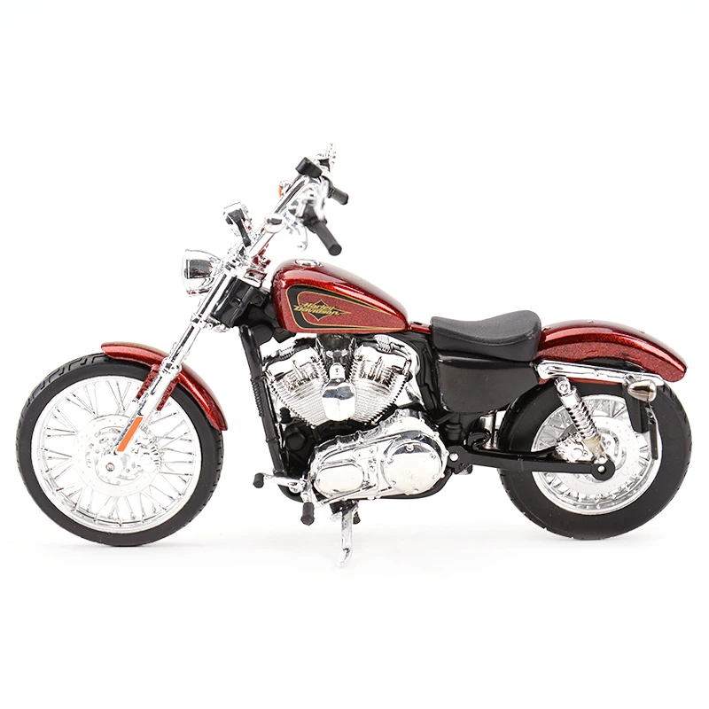 Maisto 1:12 для Harley Davidson 2012 XL 1200V семьдесят-две литые автомобили коллекционные хобби |