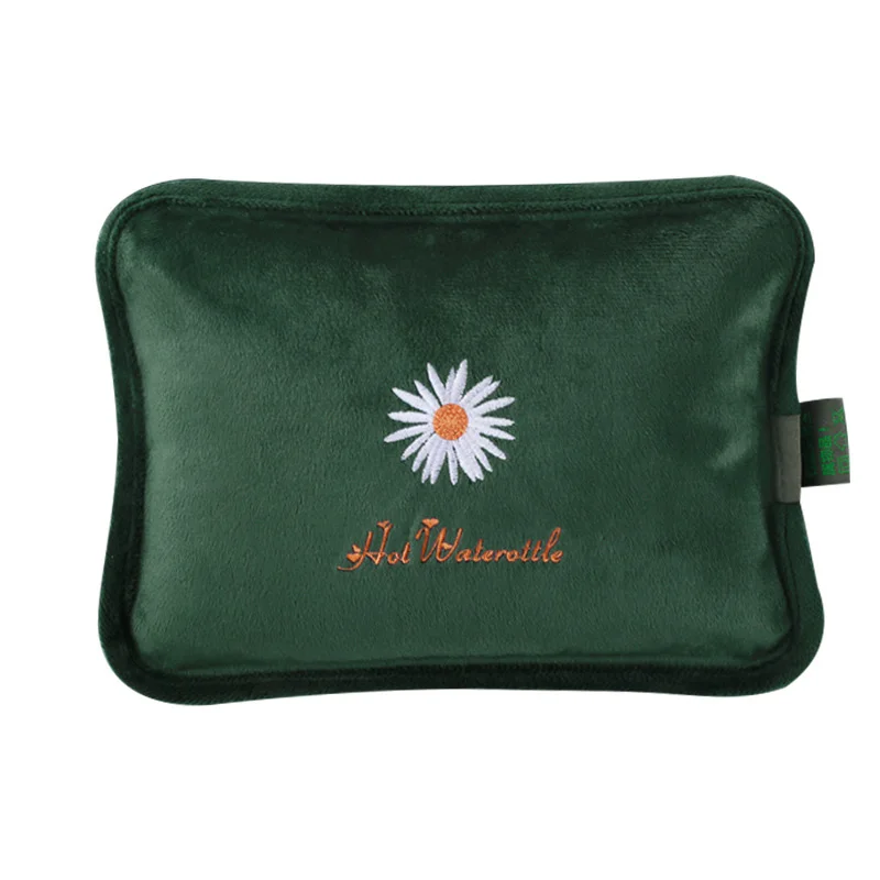 

1PC Rechargeable Electric Hot Water Bottle Hand Warmer Heater Bag Explosion-Proof Warm Belt Winter Plush Hot Water Bottle