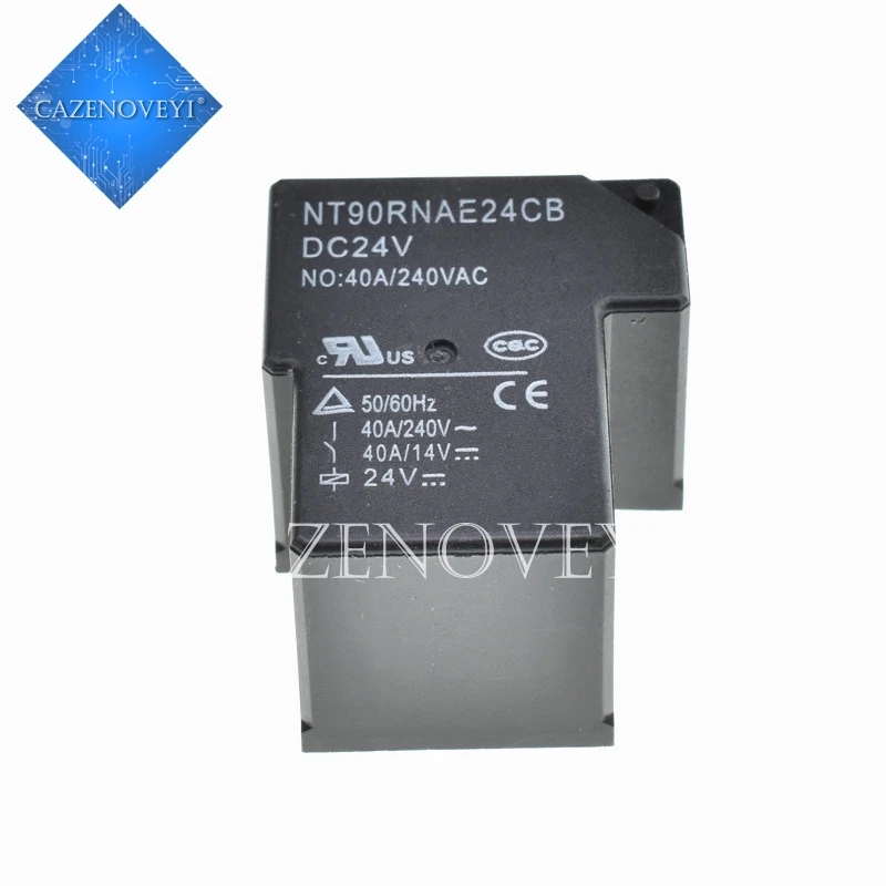 5 шт./лот NT90RNAE12CB NT90RHAE24CB DC12V NT90RNAE24CB DC24V 4 Пина 40A 12VDC 24VDC реле мощности