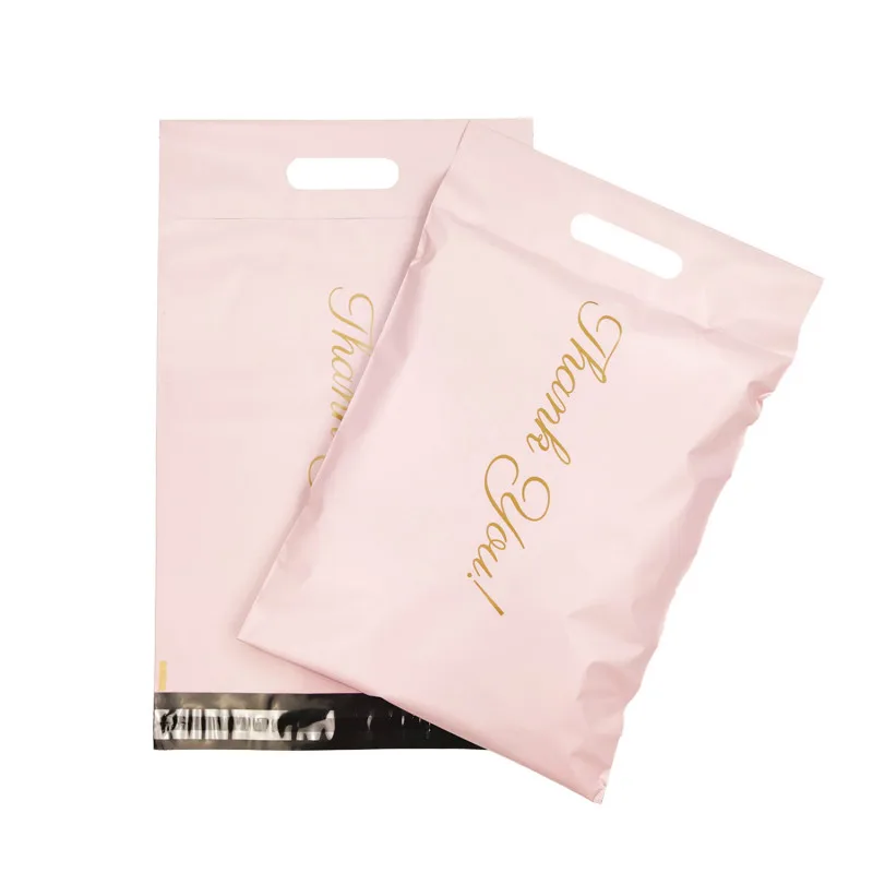 

50pcs Express Bag 10*13Inch Pink Tote Bag Courier Bags Self-Seal Adhesive Thick Waterproof New PE Poly Envelope Mailing Bags