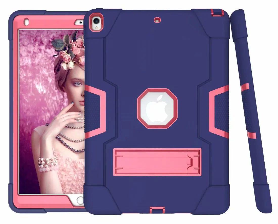

Heavy Duty Armor Cover Case for iPad 10.2 2019 2020 9.7 2018 2017 Air Pro 10.5 11 2020 Mini 1 2 3 4 8th 7th Generation Kids Case