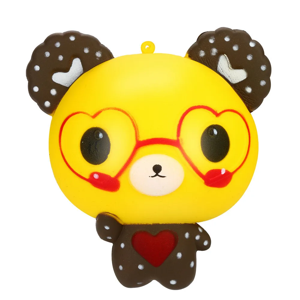 Мягкая медленно поднимающаяся игрушка панда лицо хлеб упругая Малыш Забавный