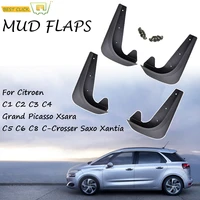 mud flaps mudflaps splash guards mudguards for citroen c1 c2 c3 c4 grand picasso c5 c6 c crosser c zero saxo xantia ds3 ds4 ds5