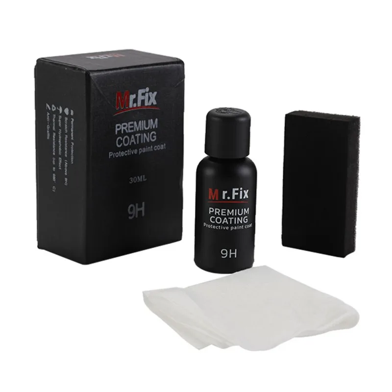 

Жидкое керамическое покрытие Mr Fix, 9H, для ухода за лакокрасочным покрытием автомобиля, устойчивое к царапинам, стеклянное покрытие для автом...