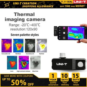 Portable infrared thermal imager UNI-T IP65Industrial Inspection floor heating tube detection UTI120