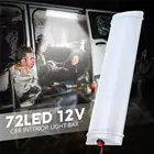 Новинка 12 в светодиодный купол для грузовика потолочный интерьерный светильник белая полоса световая полоса Переключатель ВКЛВЫКЛ для автомобиля транспортного средства фургона автобуса фургона