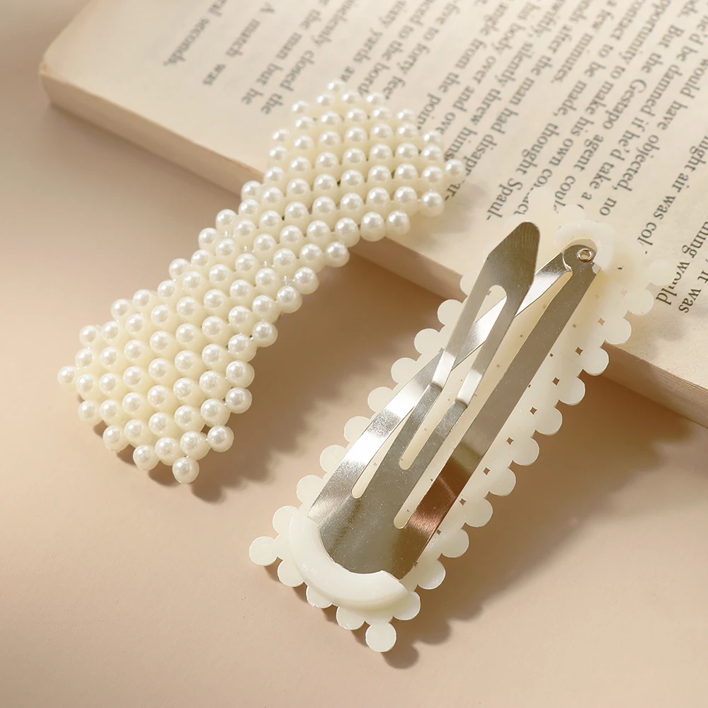 Заколка для волос с искусственным жемчугом в Корейском стиле 1 шт. | Красота и