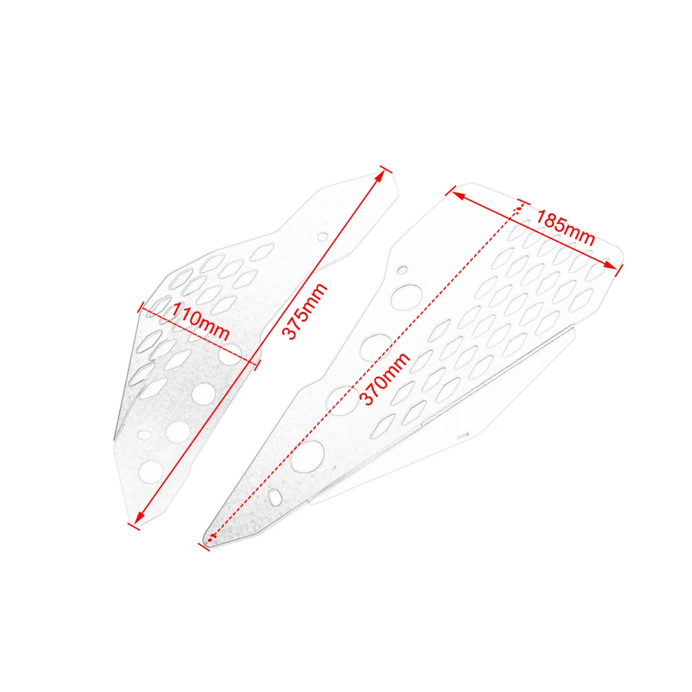 Алюминиевая боковая крышка средней рамы Защитная панель обтекатель для Ducati Scrambler