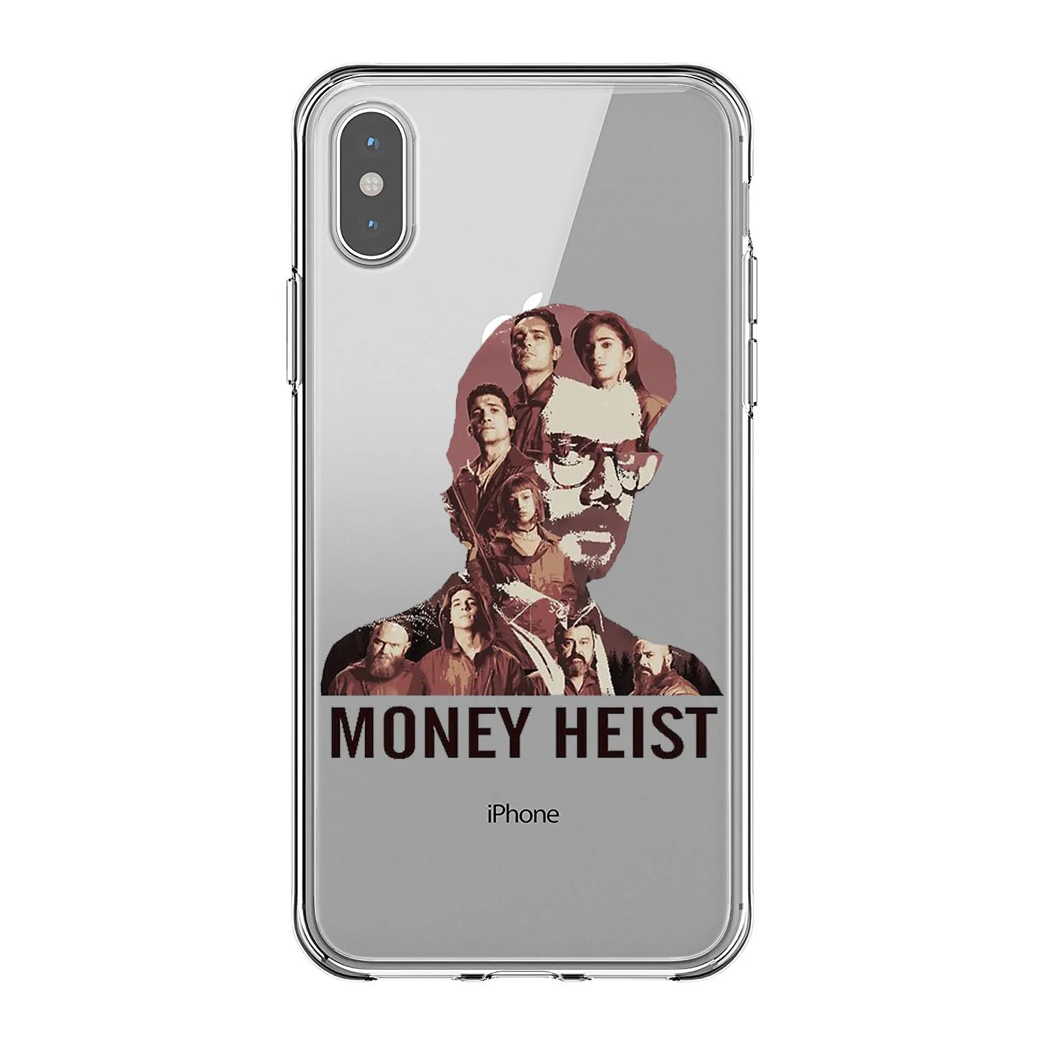 Испанский ТВ серии La Каса де papel Мягкий Силиконовый ТПУ чехол для телефона iPhone 11 Pro MAX 5s se 6 6s Plus 7 8 Plus X XR XS MAX - Цвет: TPU