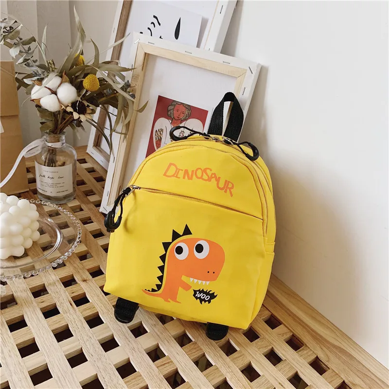 

2-6 Years Old Children Backpack Cute Cartoon Dinosaur And Letters Prints Kids Bags Oxford Cloth Children's Outdoor Toy Backpacks