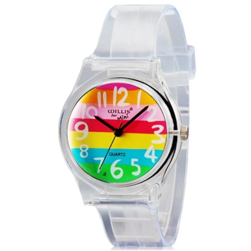 Женские часы с пластиковым ремешком Willis mini|watch with|watch with silicon strapwatch resistant |