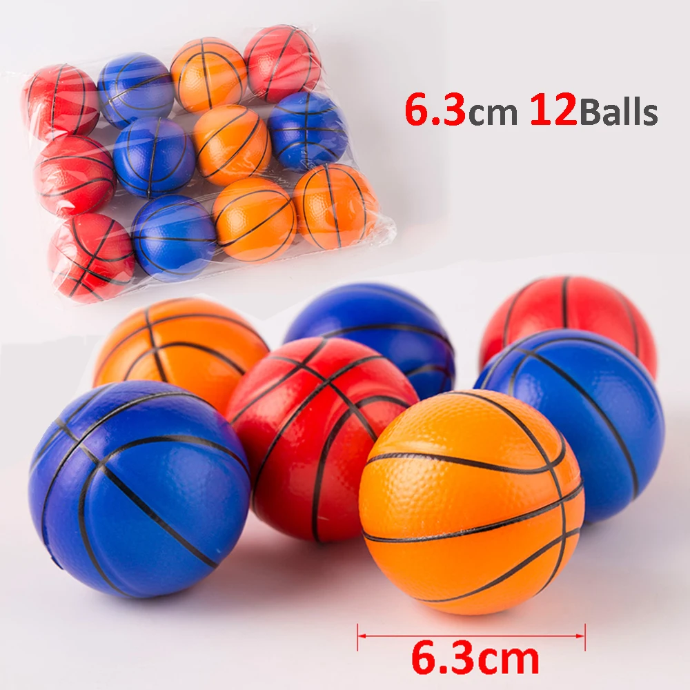 

PU Stress Ball Anti-stress Globbles Children Toys 6.3cm 12 Balls/Set