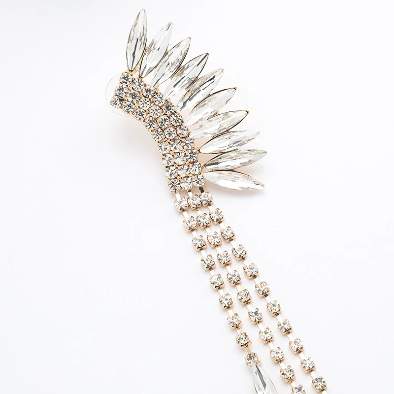 Висячие серьги Find Me в богемном стиле Стразы для женщин длинные висячие из сплава