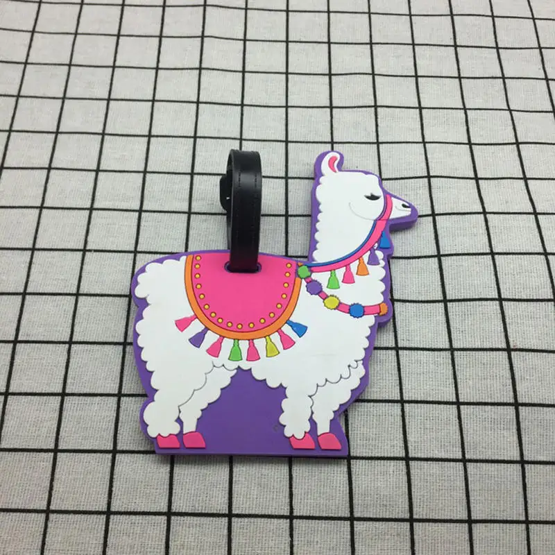 Креативные аксессуары для путешествий бирка багажа мультяшный силикагелевый