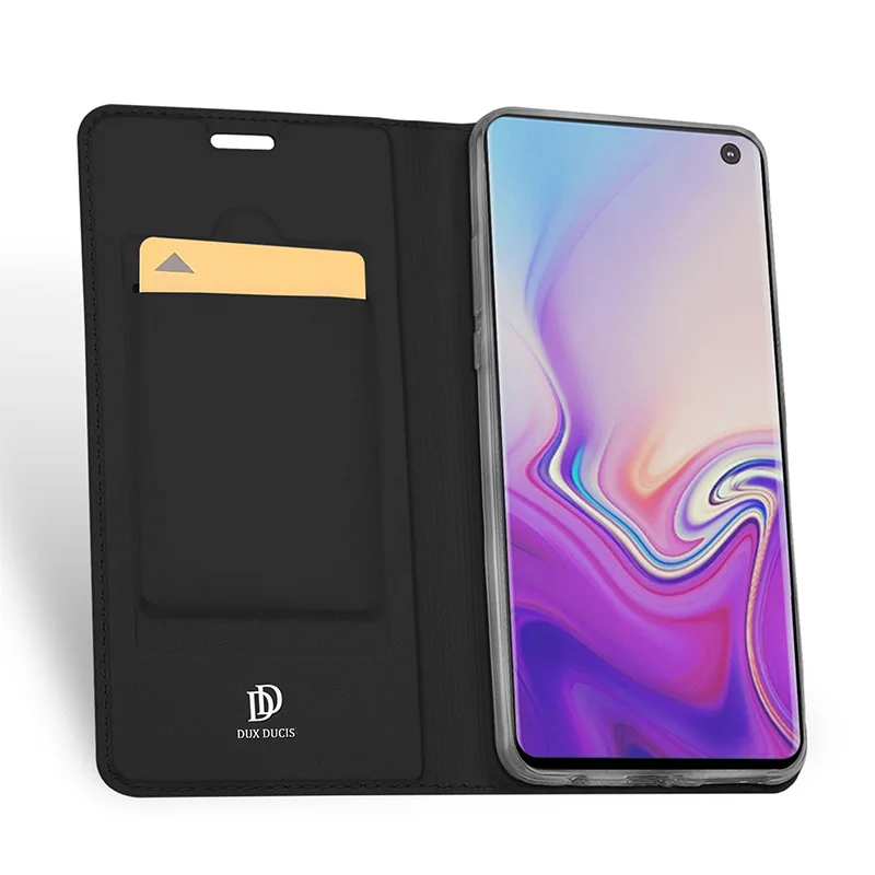 Для samsung Galaxy S10 Plus S10e роскошный Ультратонкий кошелек в виде блокнота чехол мягкий кожаный магнитный чехол для Galaxy S10 Note 10+ Plus