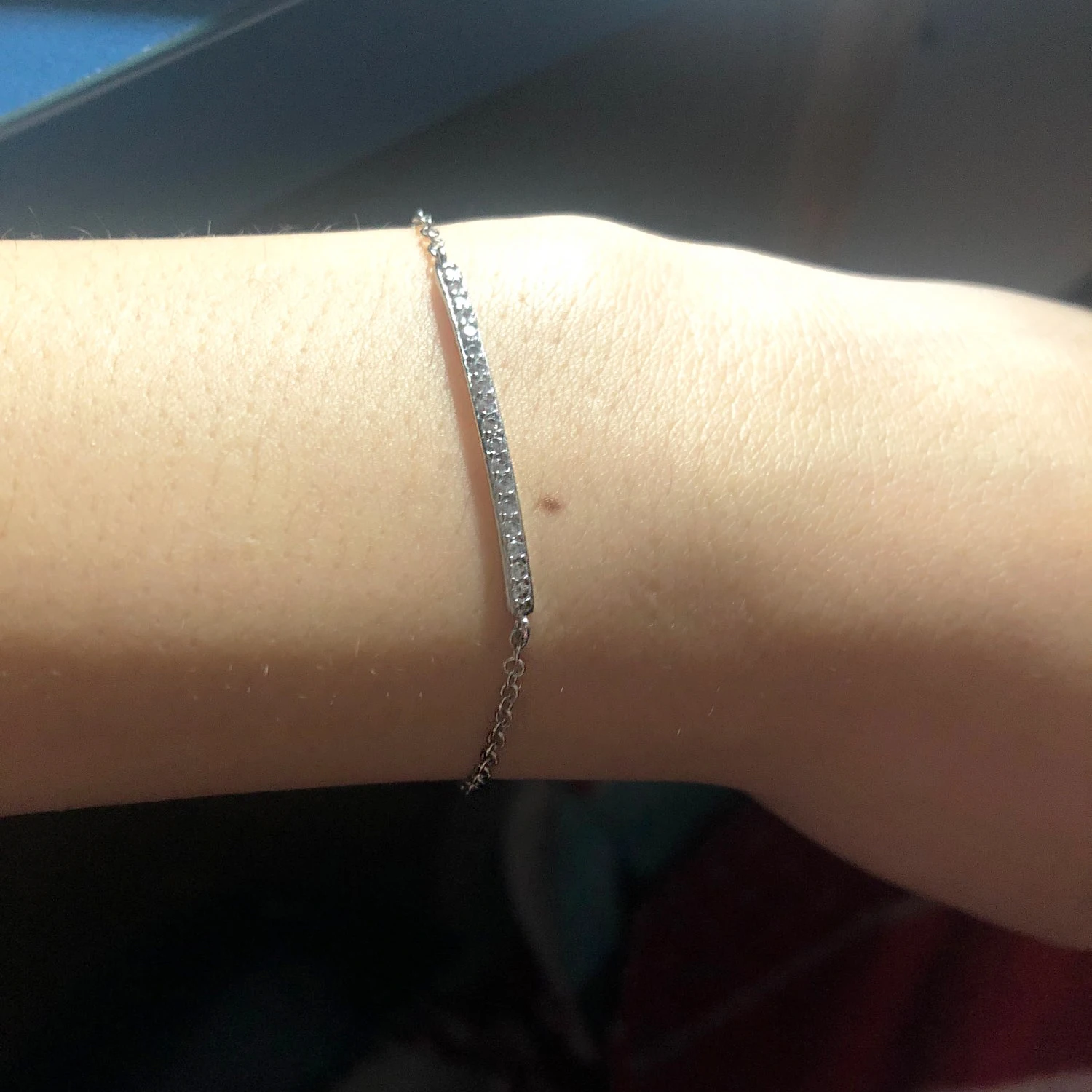 новый алмаз браслет браслеты Серебряный женские для женщин женское бижутерия