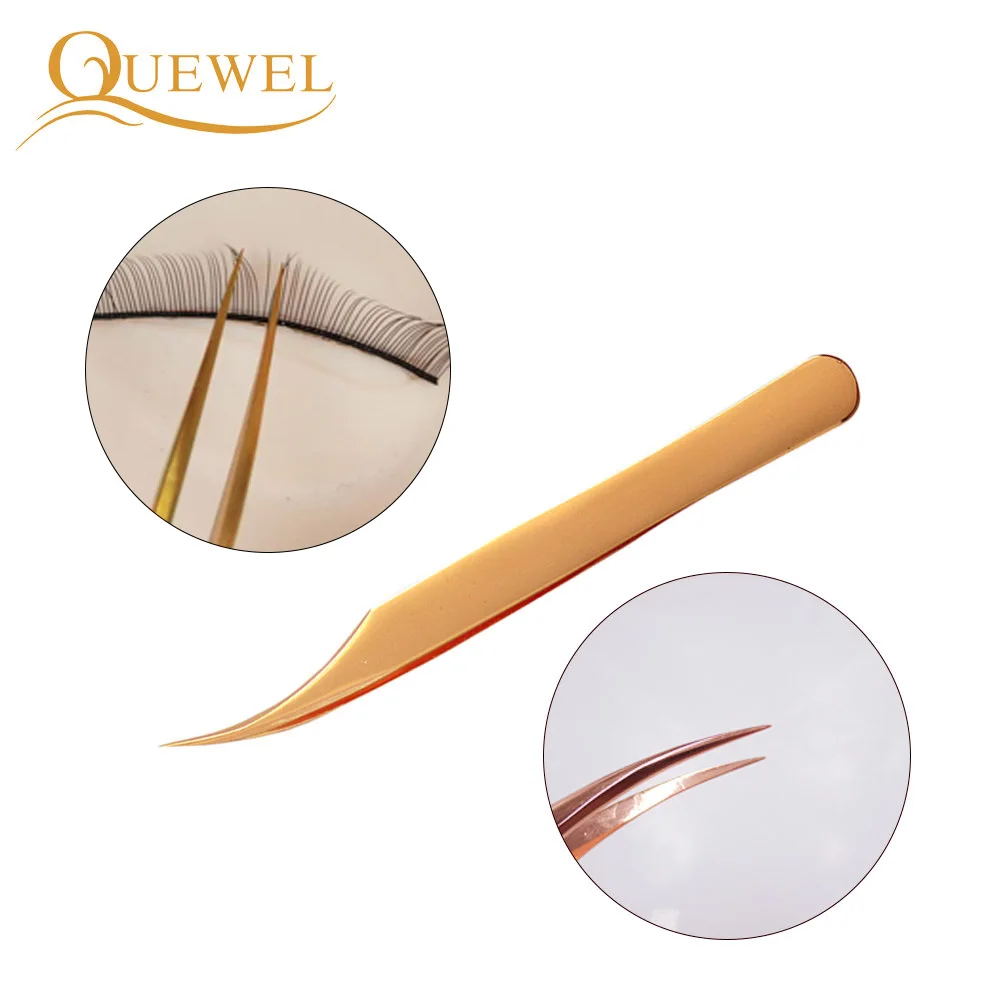 Пинцет из двух частей для наращивания ресниц антистатический пинцет нержавеющей