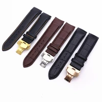 handmade for tissot watch strap t035 watch band strap genuine leather curved end 22mm 23mm 24mm steel buckle wrist bracelet