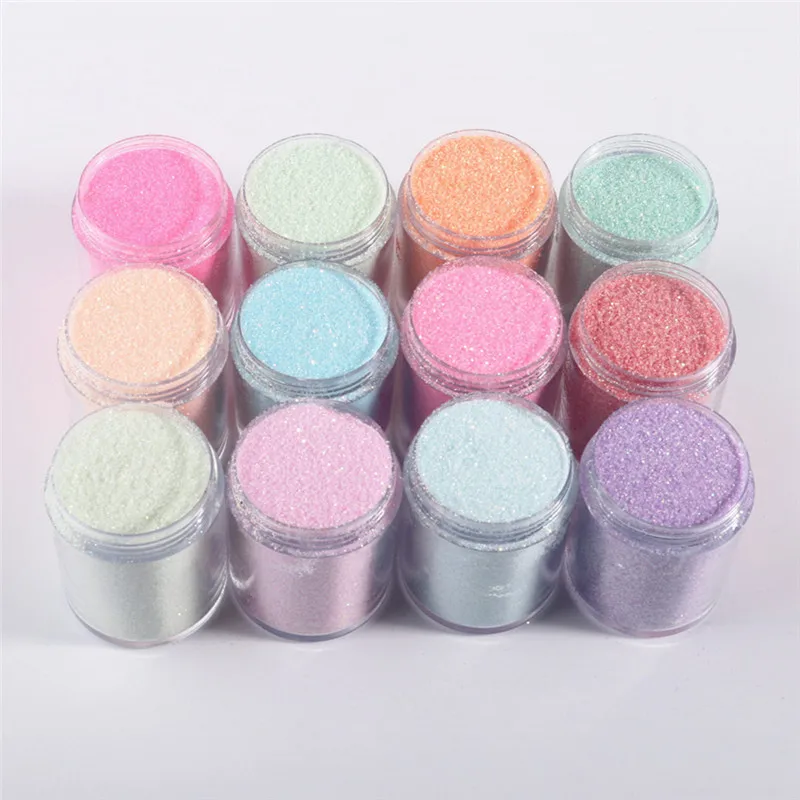 10 г/пакет ультра-тонкий блеск смешанные зеркало с серебристыми блестками точка