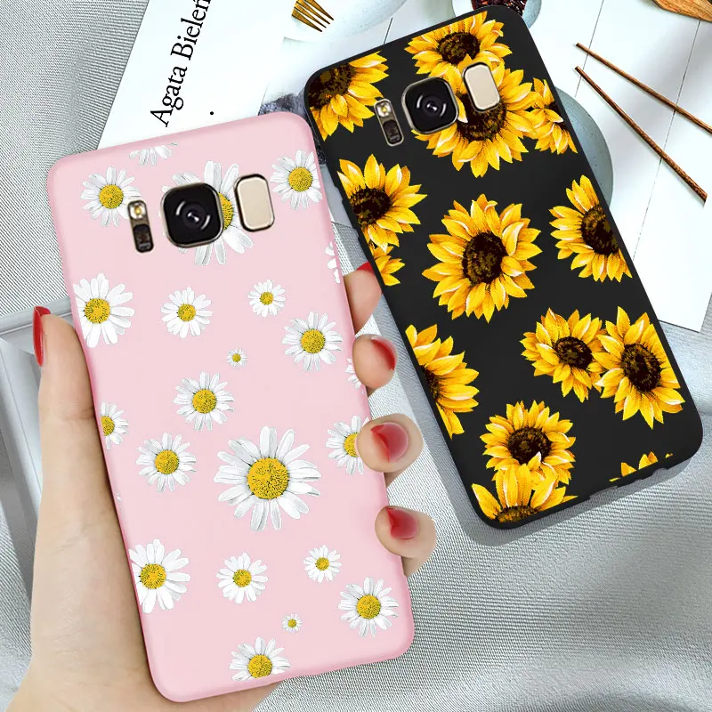 Мягкий Силиконовый ТПУ чехол с цветочным рисунком для Samsung Galaxy A7 A6 A8 + Plus 2018 M11 M21 M30s