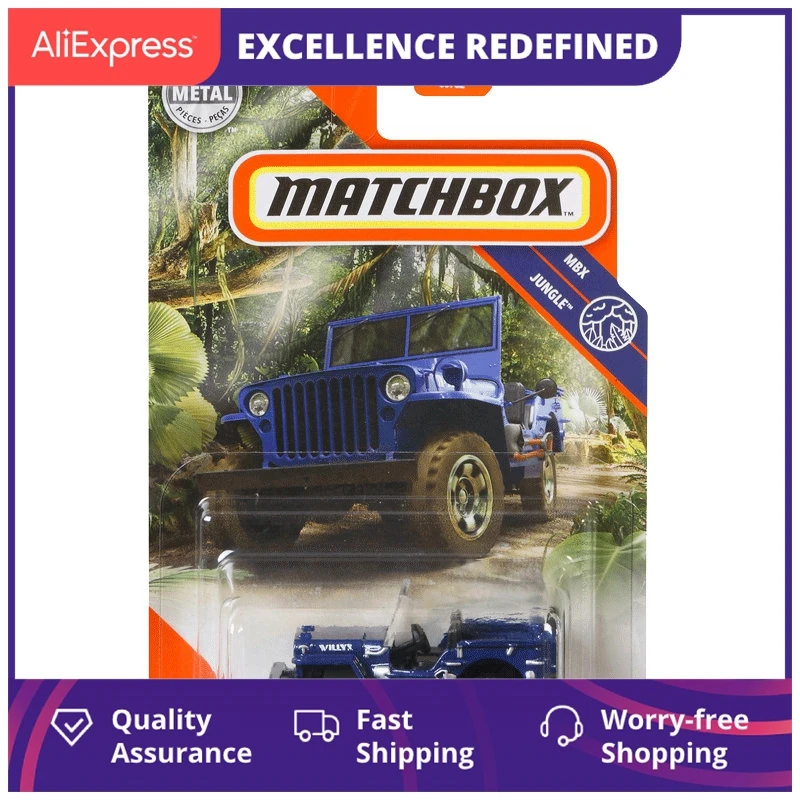 

Коллекционная металлическая модель автомобиля Jeep Willys 2020 из сплава, 1/64