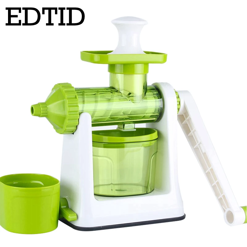 EDTID бытовая ручная здоровая фруктовая Мороженица машина для приготовления сока и мороженого