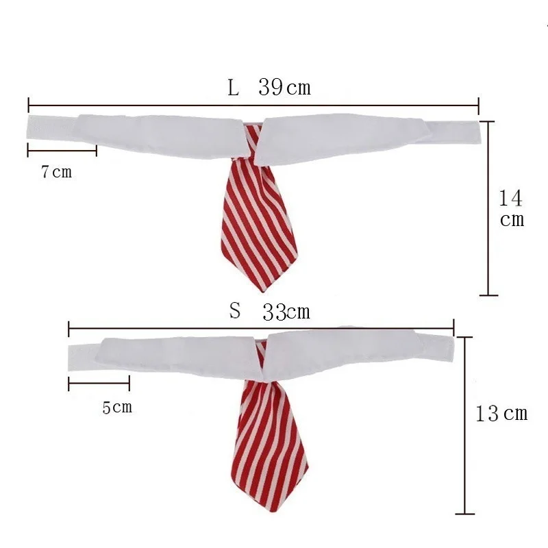 

Pet Neck Tie Dog Tie Stripe Factory Outlet Collar Bib Scarf Fake Cat Grooming Cat Striped Bow Tie Animal Striped Bow Adjustable