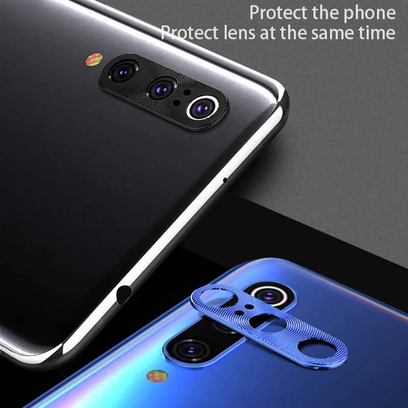 Алюминиевый защитный чехол для объектива камеры с покрытием для Xiaomi mi 9T CC9e 8 SE 9 A3 Lite, чехол с красным кольцом для защиты камеры mi Note 7 8 Pro