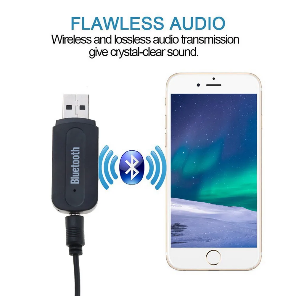 Universal USB Car Bluetooth AUX audio Receiver for Mitsubishi ASX Outlander Lancer EX Pajero Opel Mokka Volvo S60 V60 XC60 | Автомобили и