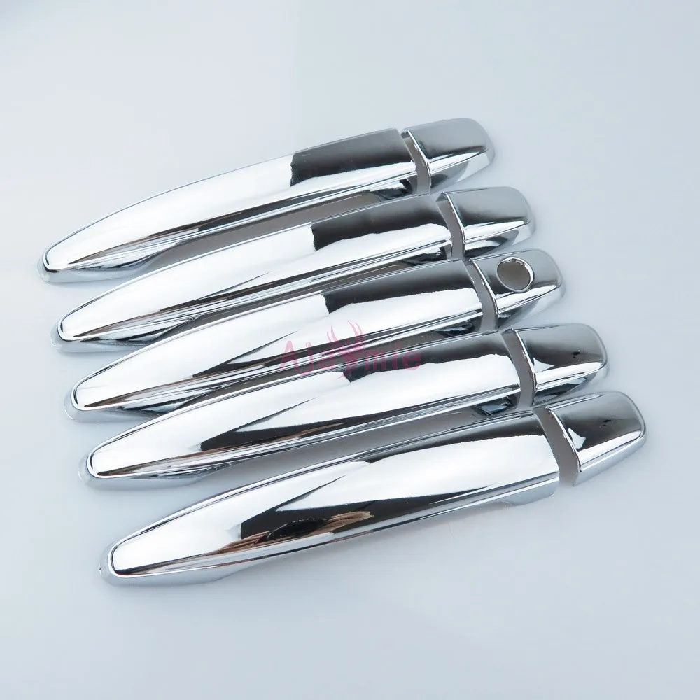 

Крышка и вставка в чашу для дверной ручки Toyota Land Cruiser Prado FJ120, аксессуары Chrome 2003-2009