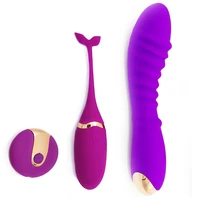 puppy play 2pcsset vibrator wireless remote egg vibratorusb recharged waterproof sex toys for women adult game in public