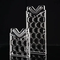 120 240 transparent acrylic water cooler decorative row heat sink computer fan water cooling row honeycomb shape