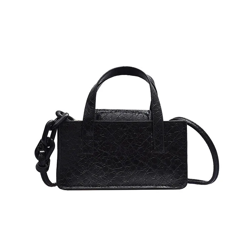 Женская сумка из искусственной кожи с крокодиловым узором и цепочкой| |