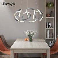 modern led pendant lighting whitegoldcoffee frame for dining room living room fashion led chandelier lamp home fixtures